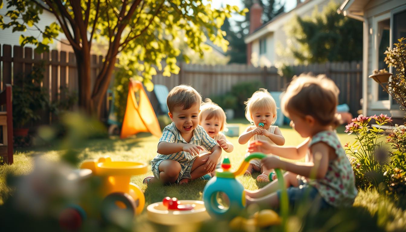Lärmbelästigung durch Nachbarn tagsüber im Garten